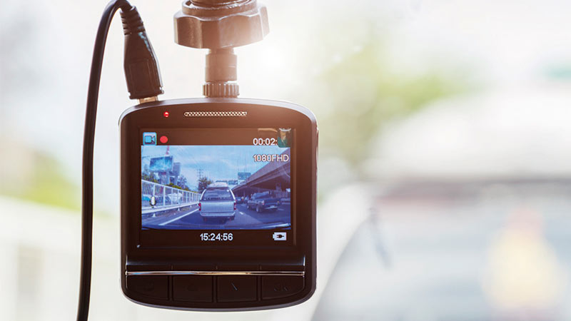 filmen met dashcam